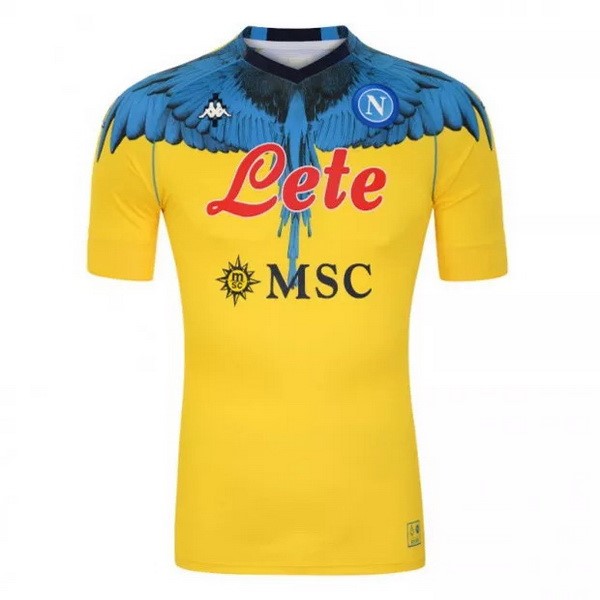 Thailande Maillot Football Naples Spécial 2021-22 Jaune